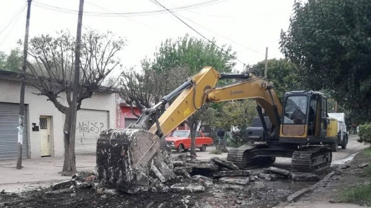 Trabajos en Ingeniero Allan 